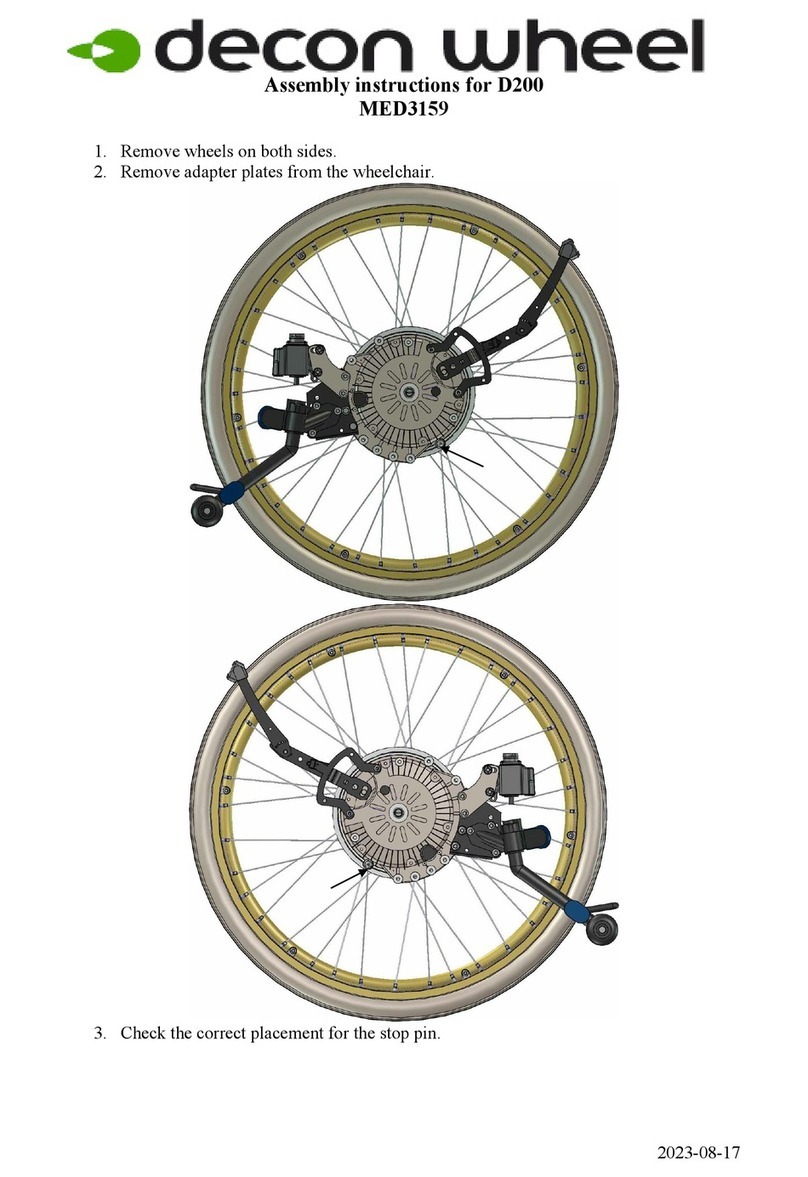 Decon wheel D200 User manual