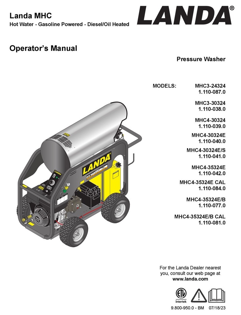 Landa MHC3-24324 Operator's manual