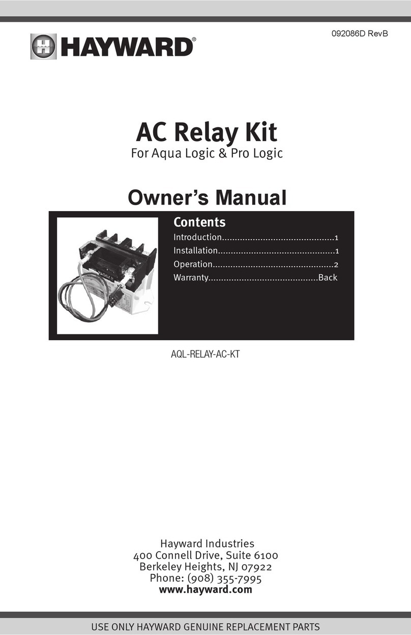 Hayward AQL-RELAY-AC-KT User manual
