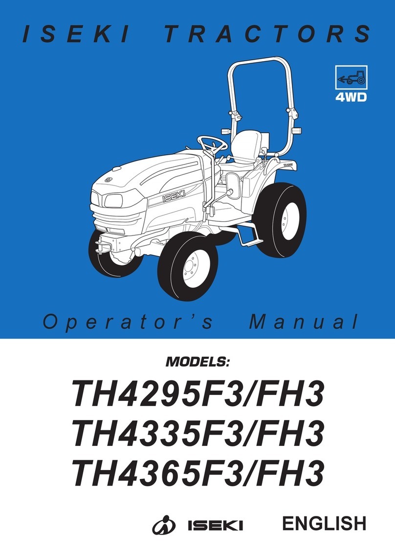 Iseki TH4295F3/FH3 User manual