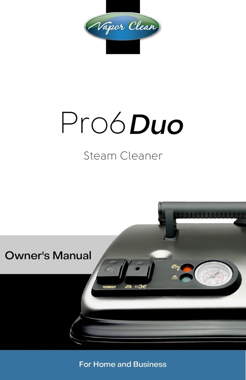 Vapor Clean Pro6 Duo owner's manual