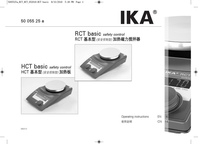 IKA RCT basic safety control operating instructions