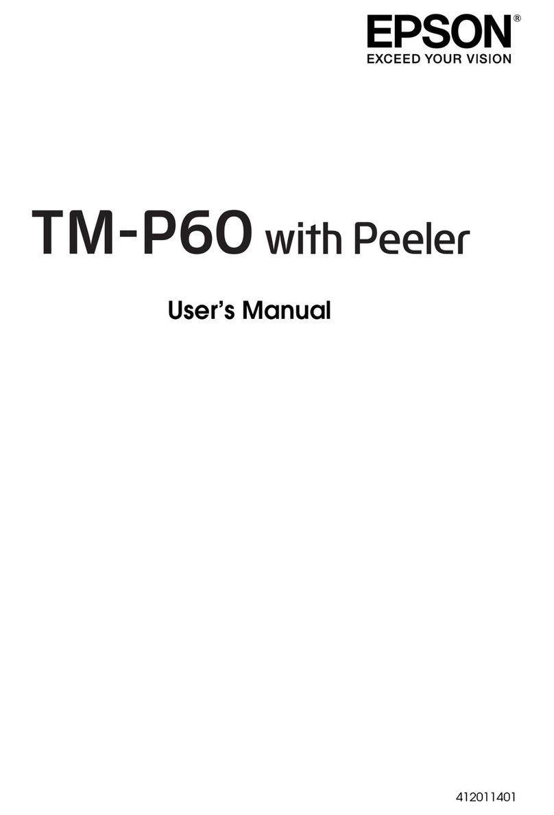 Epson Mobilink TM-P60 User manual