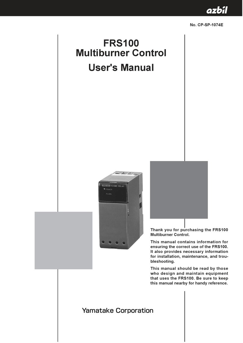 Yamatake azbil FRS100 user manual
