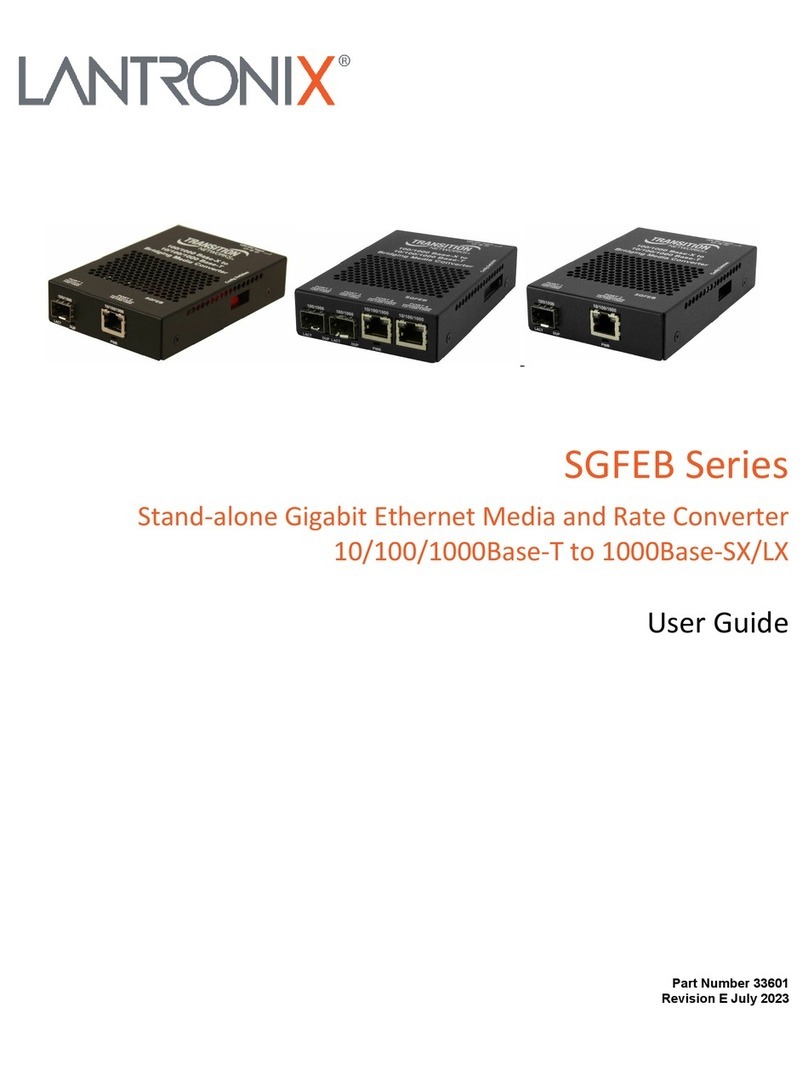 Lantronix SGFEB Series User manual