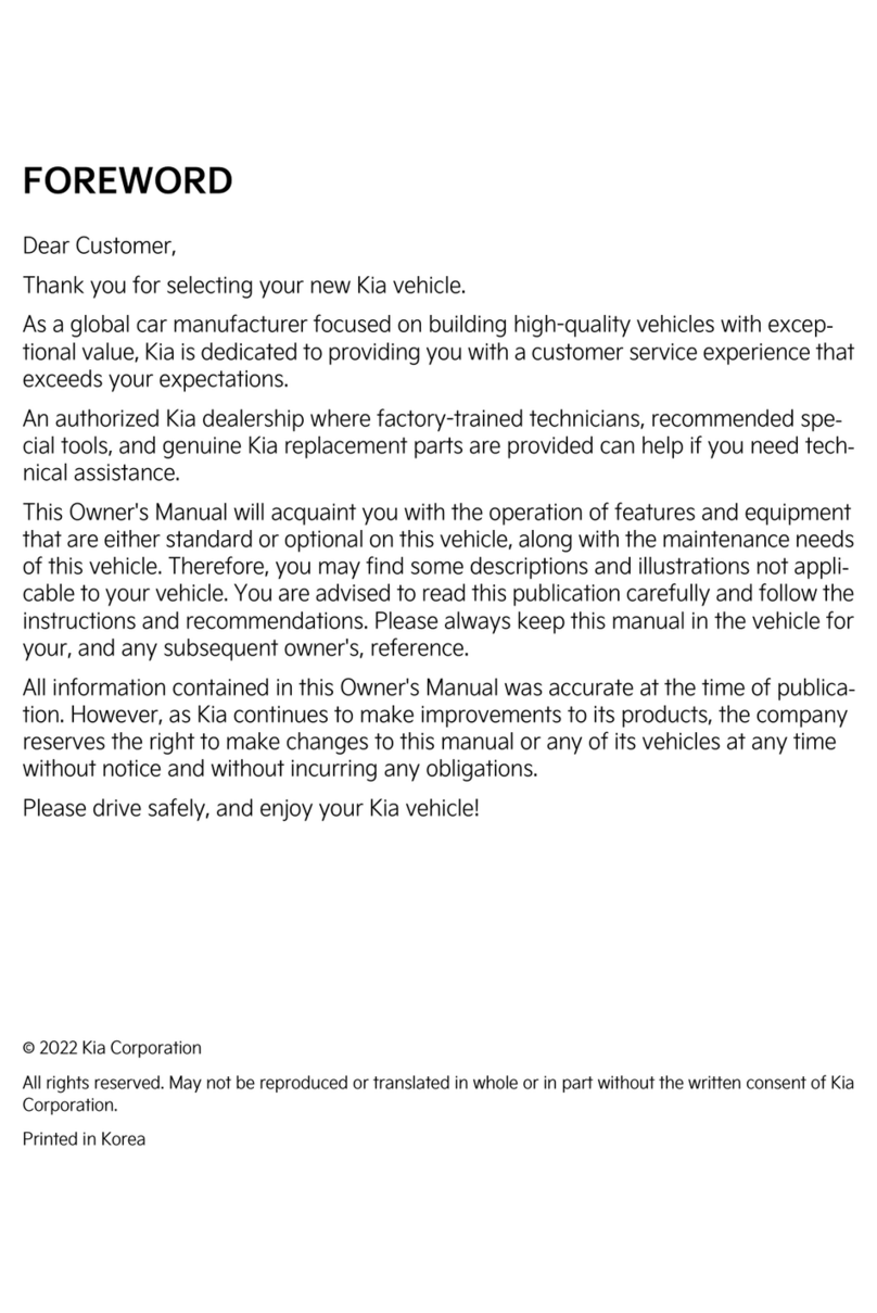 Kia K2700 2022 manual