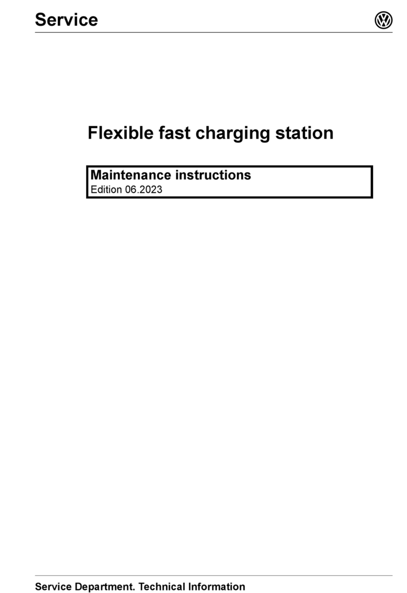 Volkswagen Flexible fast charging station Maintenance Instruction