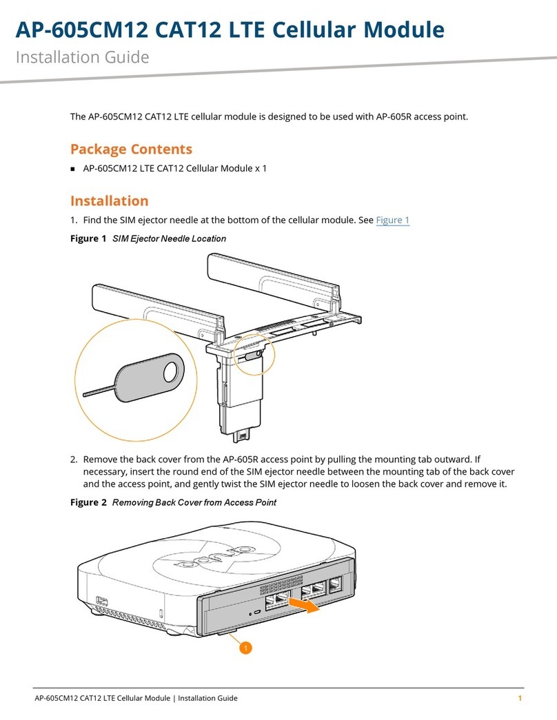 Aruba Networks AP-605CM12 CAT12 User manual