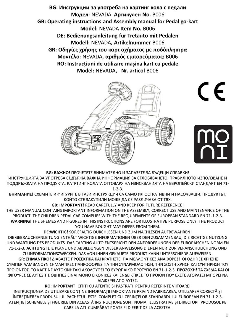 Moni NEVADA B006 operating instructions