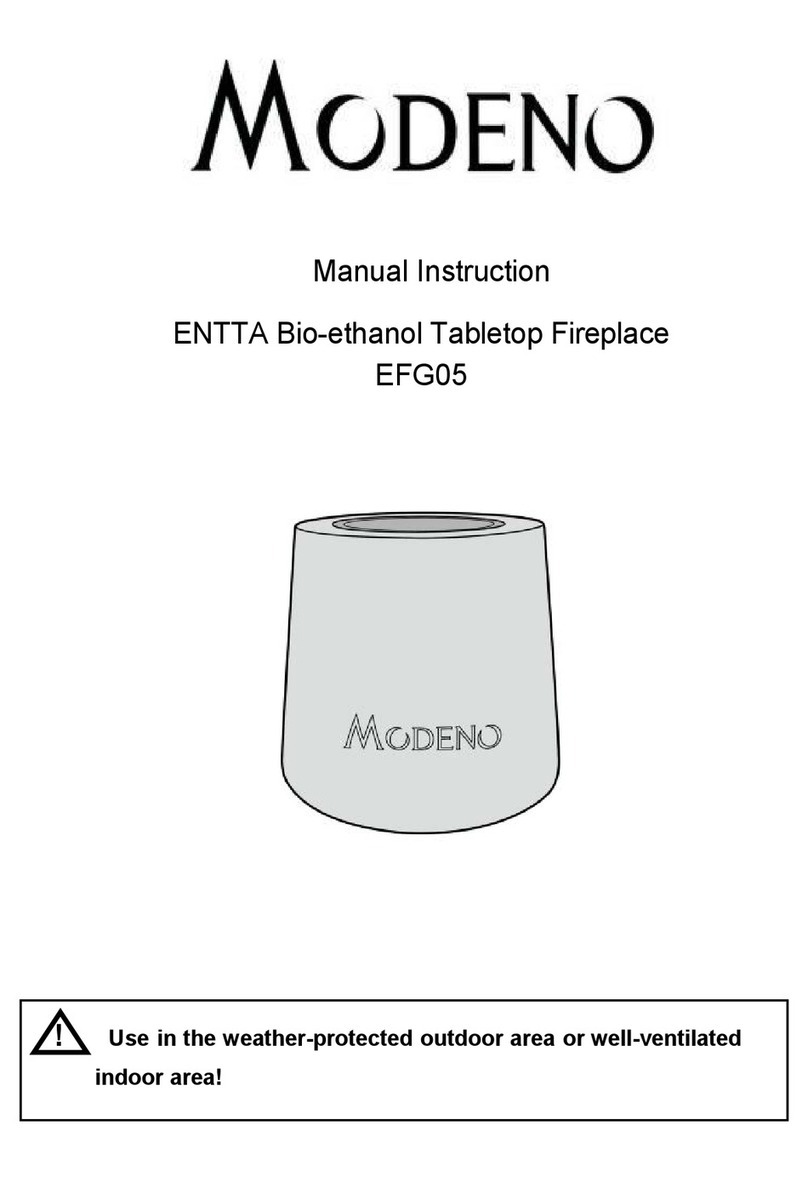 MODENO ENTTA EFG05 Manual instruction
