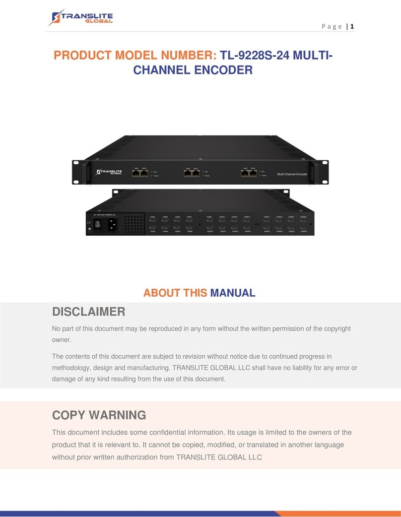 TransLite TL-9228S-24 User manual