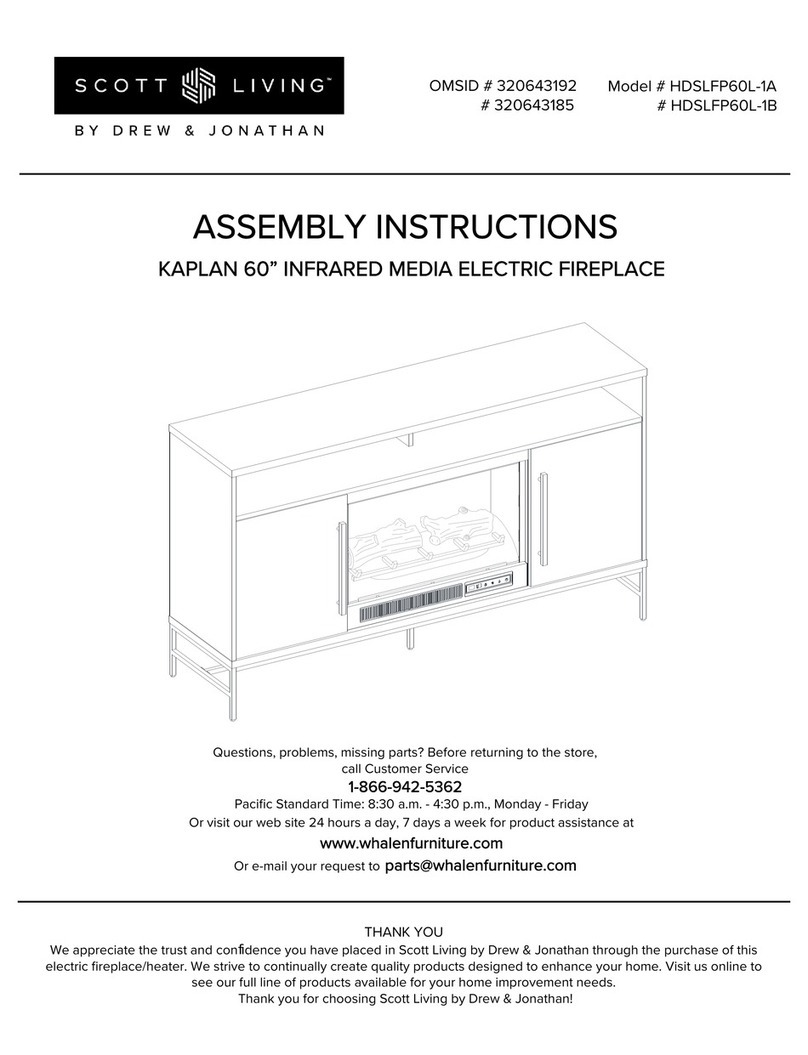 Scott Living KAPLAN HDSLFP60L-1A Assembly instructions
