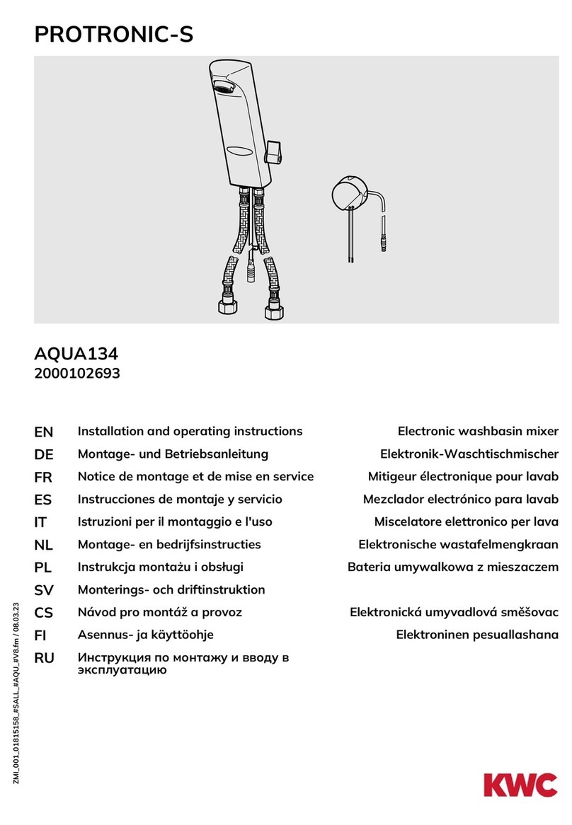 KWC PROTRONIC-S AQUA134 User manual