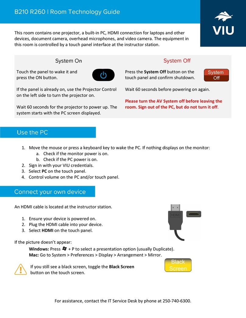 VIU B210 R260 Technology guide