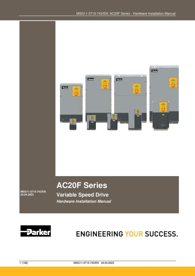 Parker AC20F Series Assembly instructions