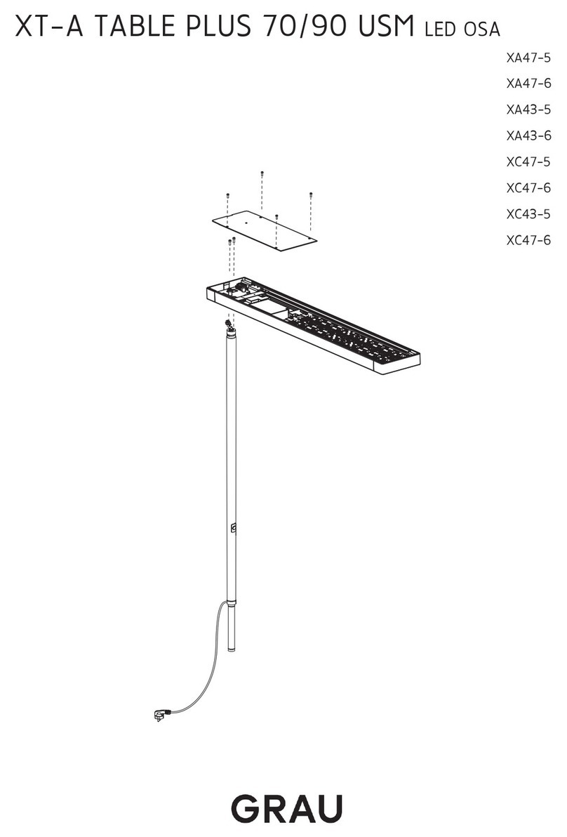 GRAU XT-A TABLE PLUS 70/90 USM LED OSA User manual