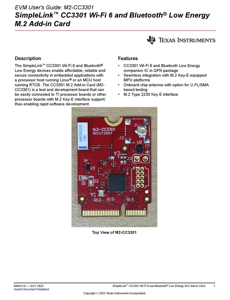 Texas Instruments SimpleLink CC3301 user guide