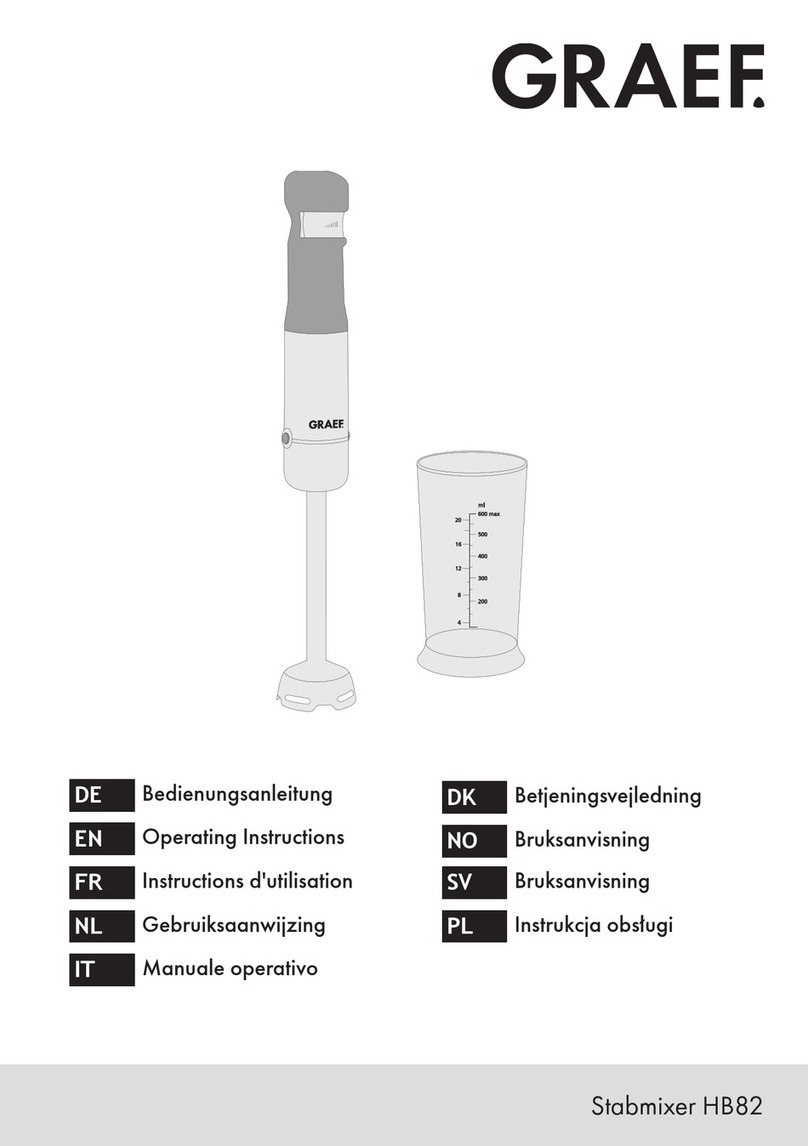 Graef HB82 operating instructions