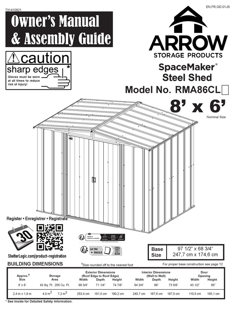Arrow Storage Products ENFRGE-01JS Instructions for use