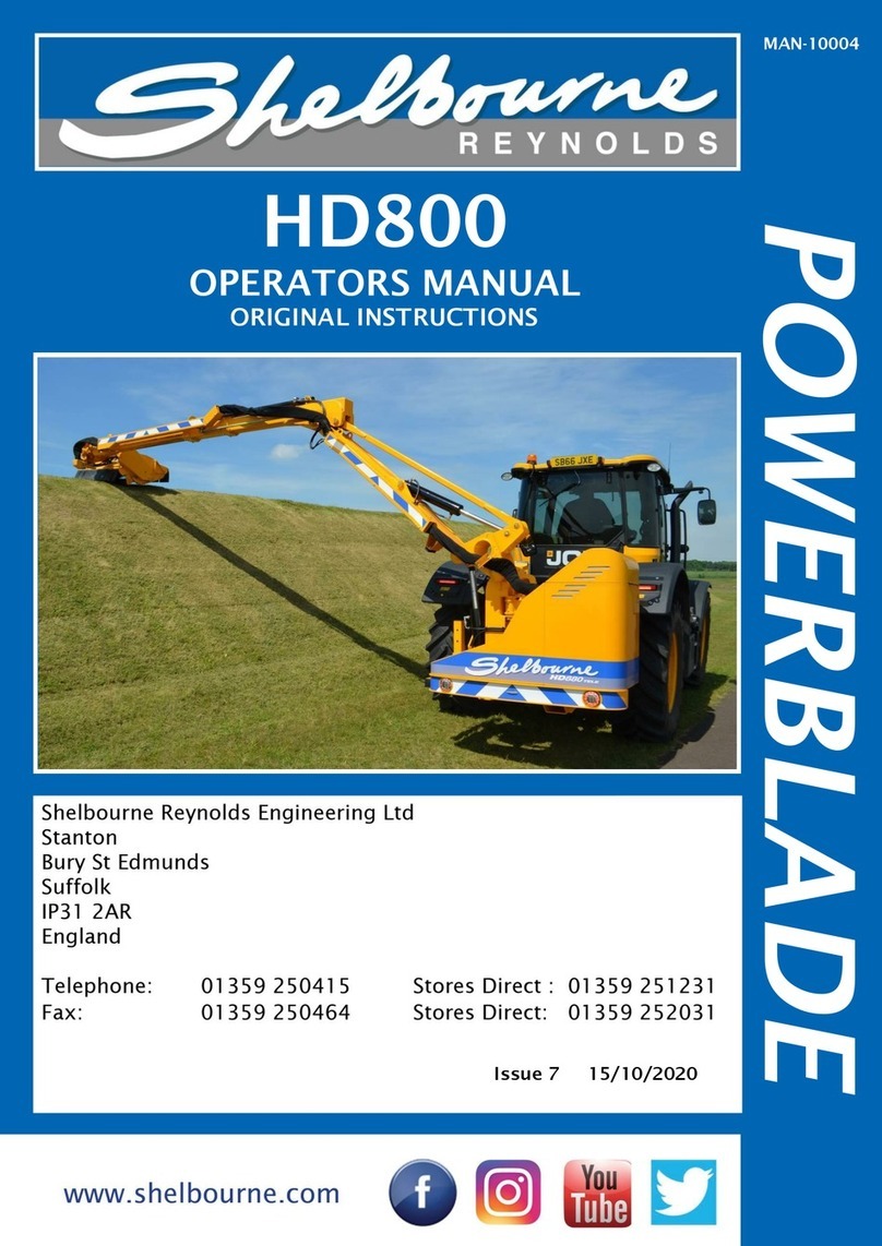 Shelbourne Reynolds HD800 Operator's manual