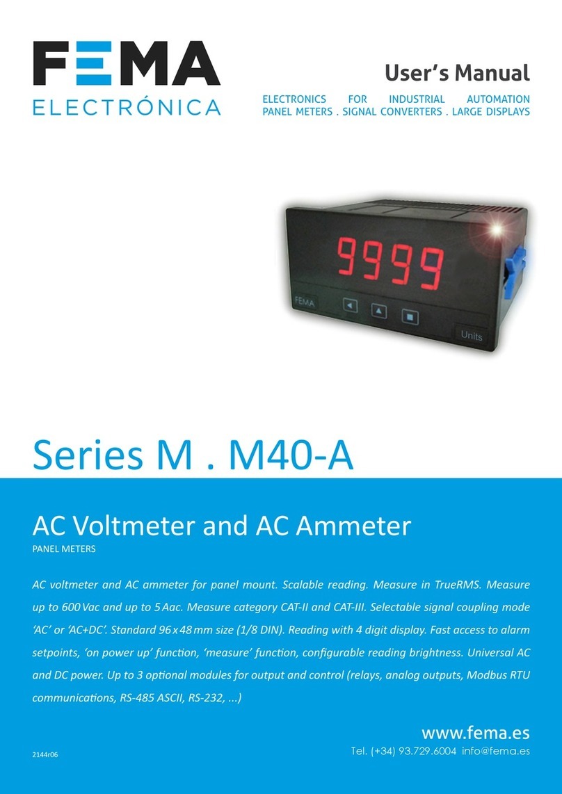 Fema Electronica M40-A User manual