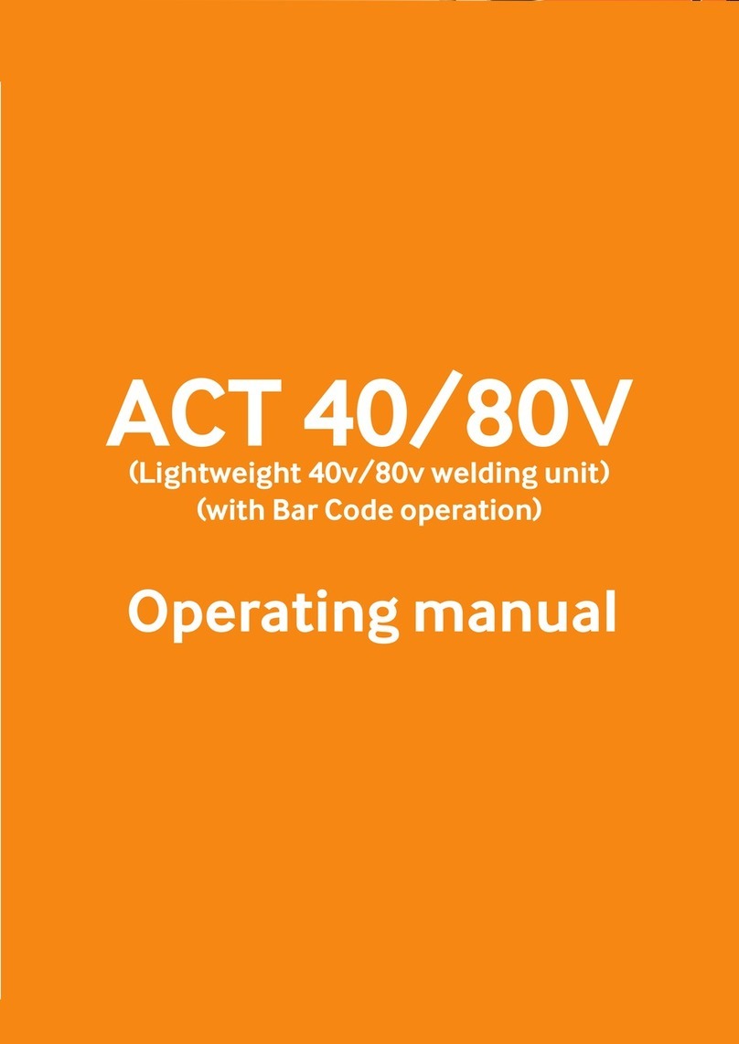 Advance Welding ACT 40V operating manual