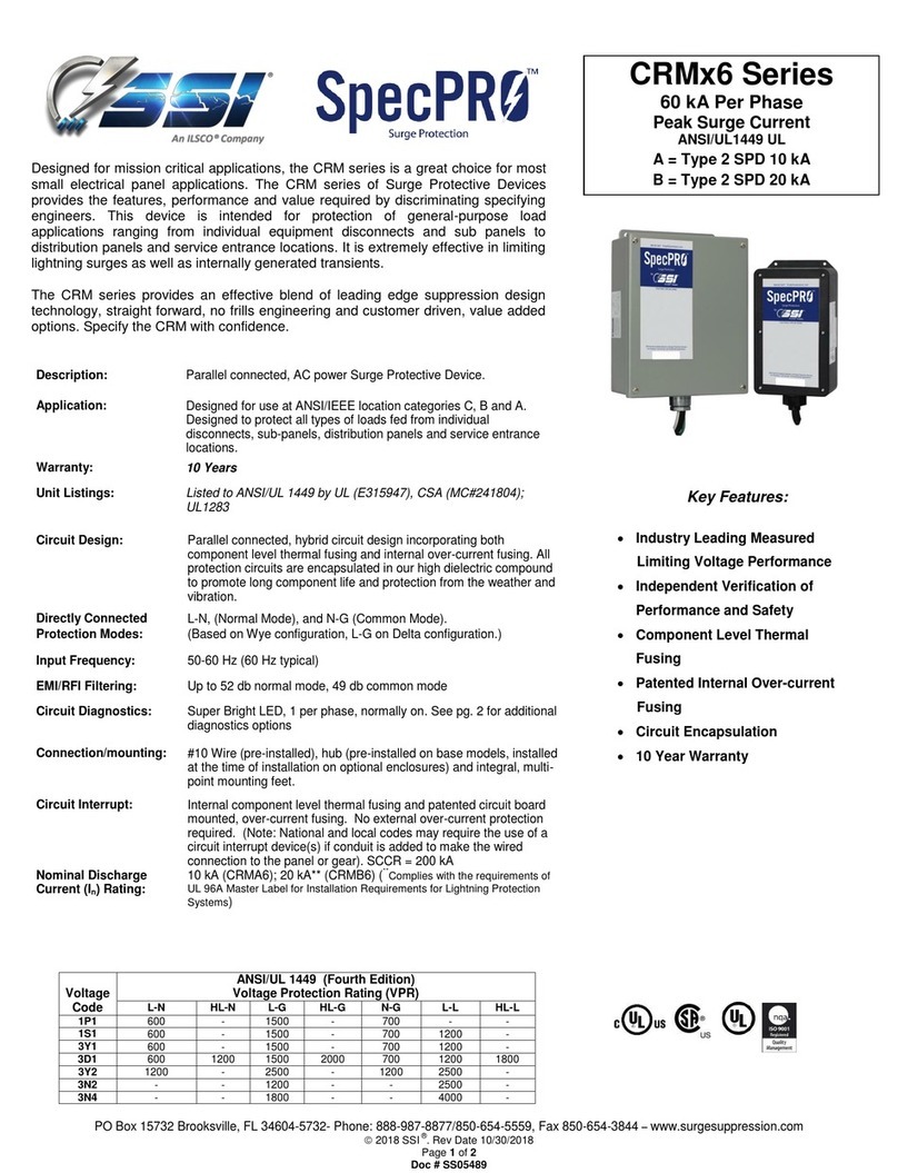 Ilsco SSI SpecPRO CRM 6 Series User manual