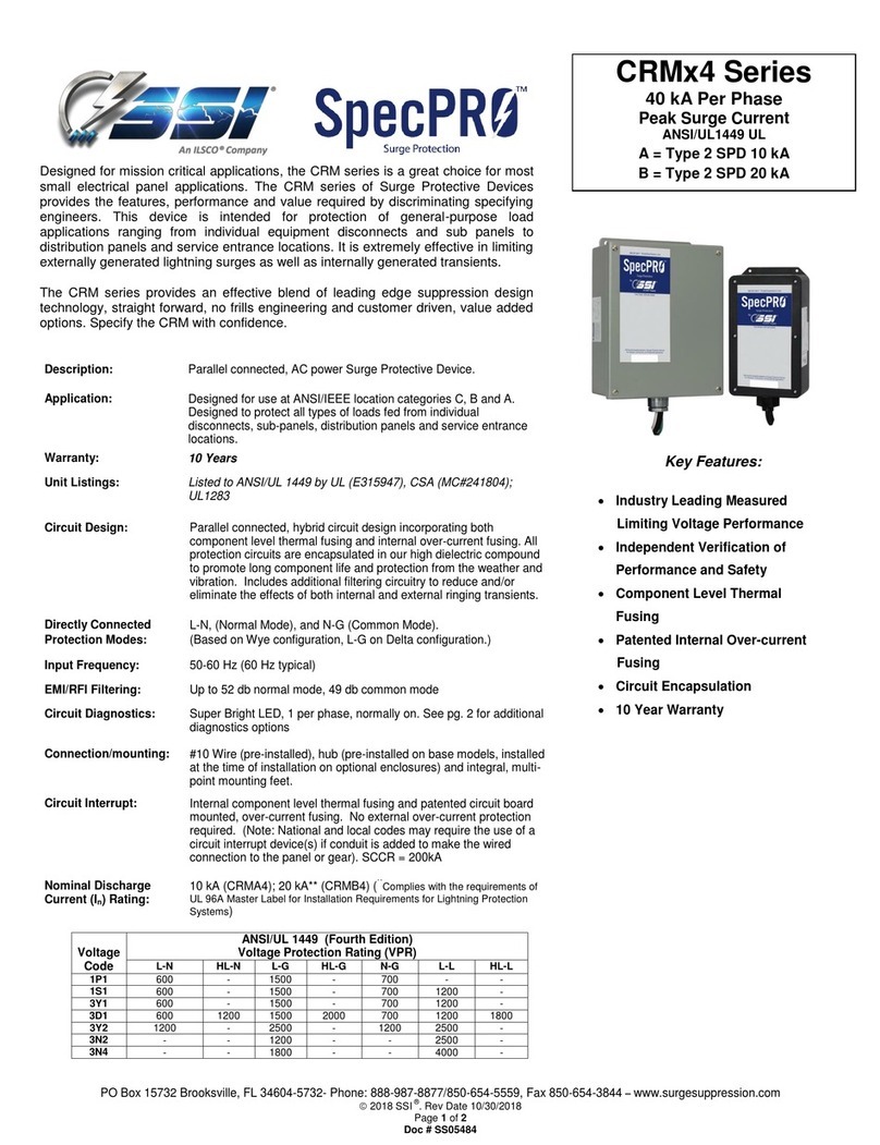 Ilsco SSI SpecPRO CRM 4 Series manual Ilsco SSI SpecPRO CRM 4 Series manual