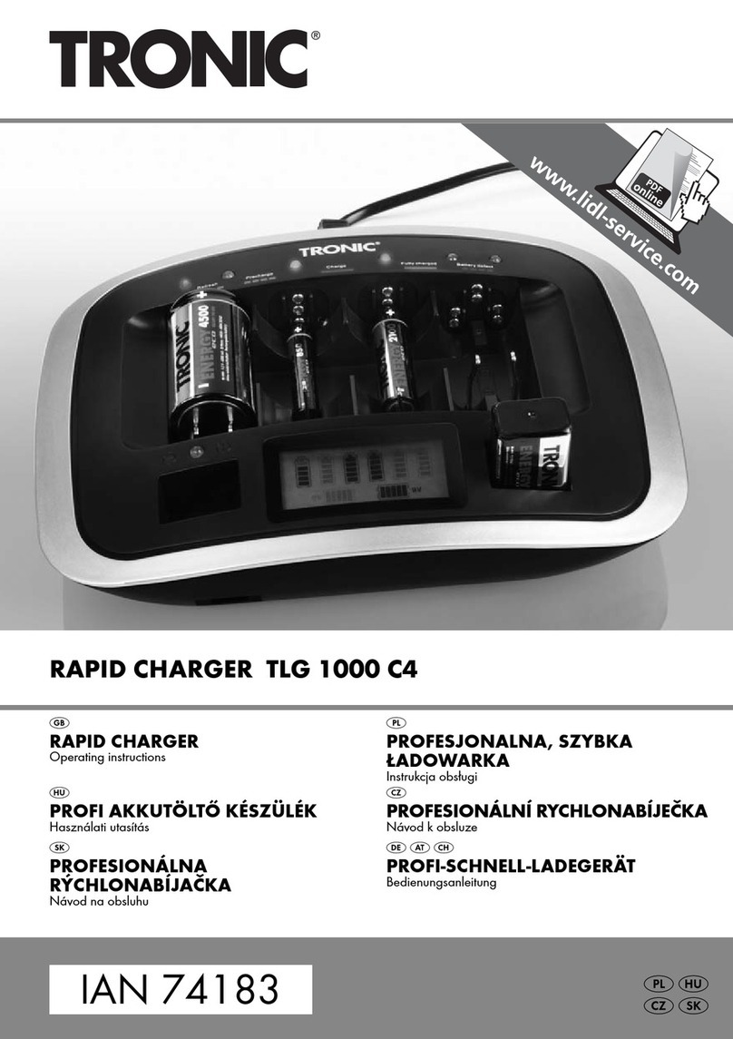 Tronic 74183 operating instructions