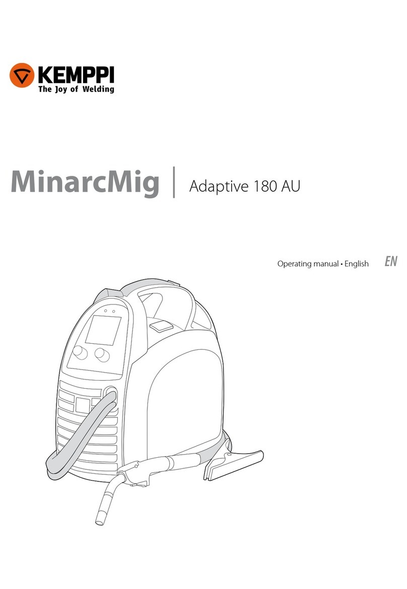 Kemppi MinarcMig Adaptive 180 AU User manual