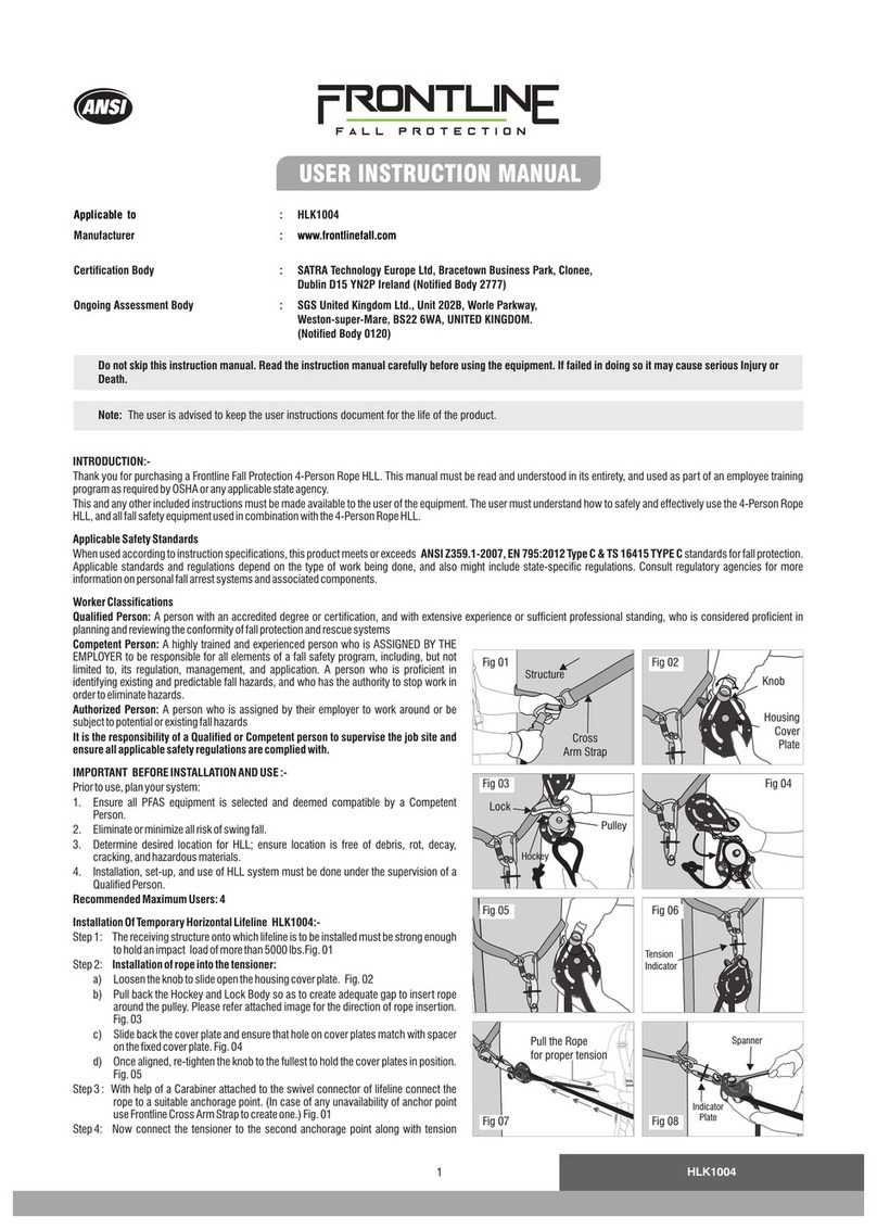 FrontLine HLK1004 Operator's manual