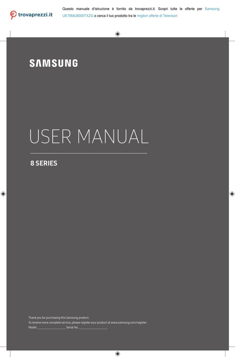 Samsung UE75MU8000TXZG User manual