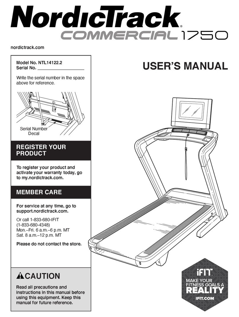 NordicTrack NTL14122.2 User manual