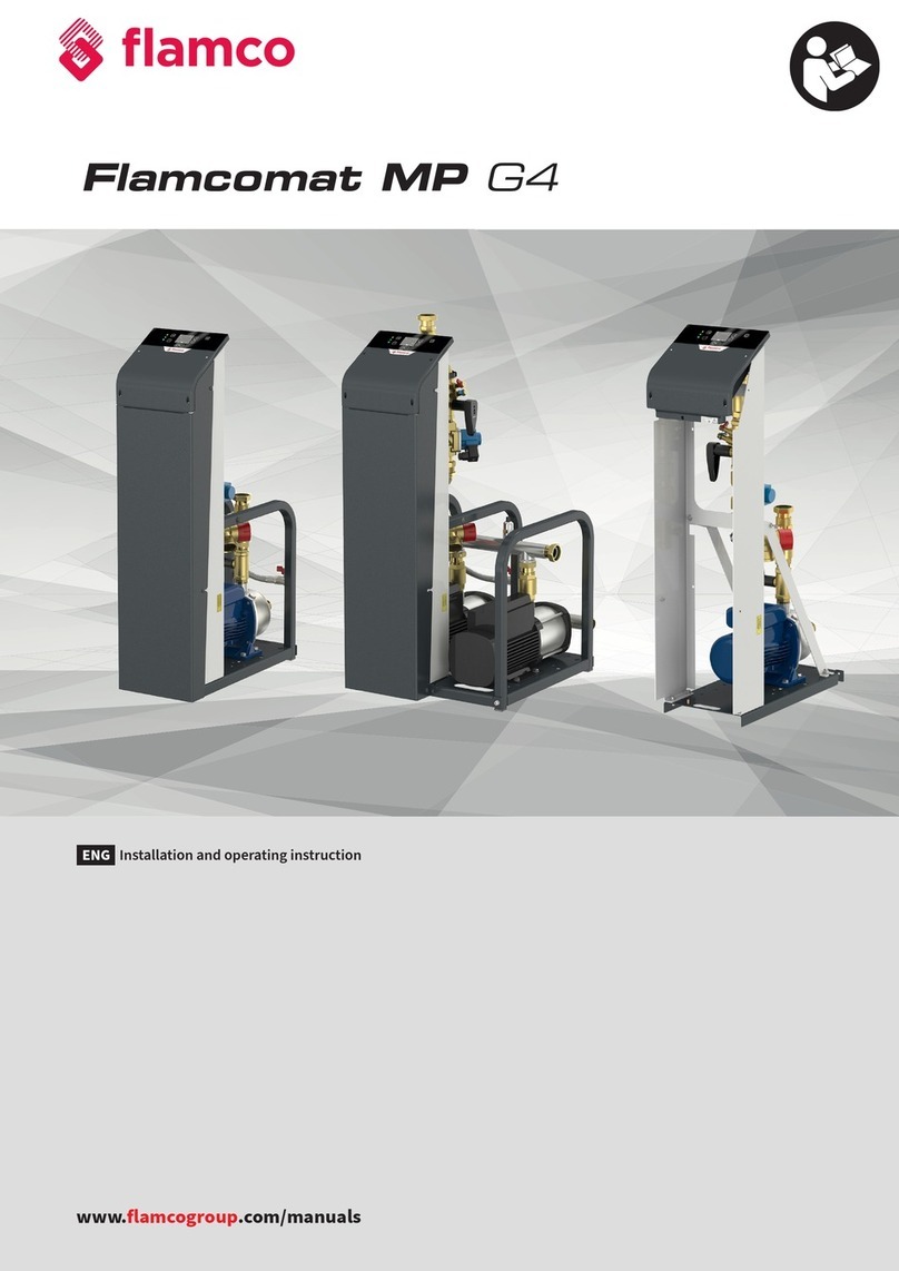 flamco Flamcomat MP G4 Remote Installation and operating instruction flamco Flamcomat MP G4 Remote Installation and operating instruction