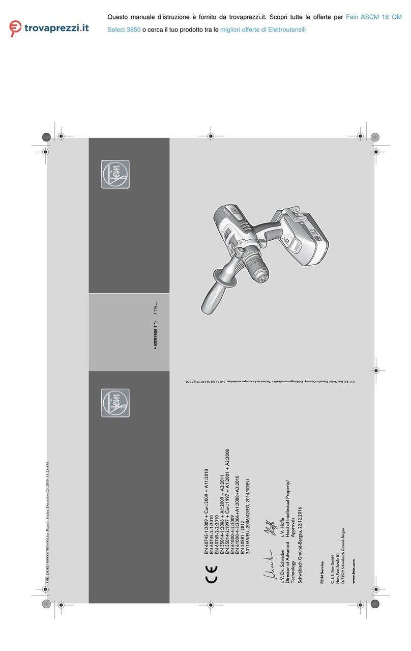 Fein ASCM 18 QM Select 3850 User manual