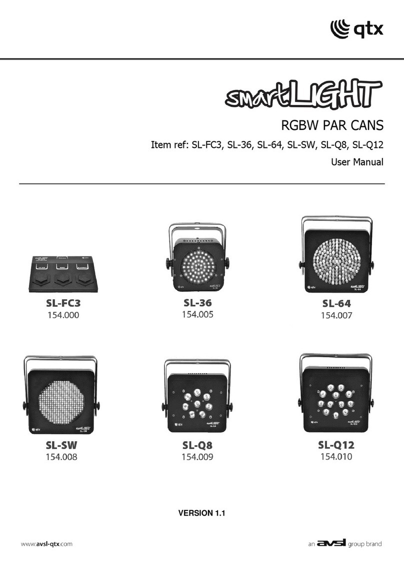 Avsl Qtx smartLIGHT SL-FC3 user manual