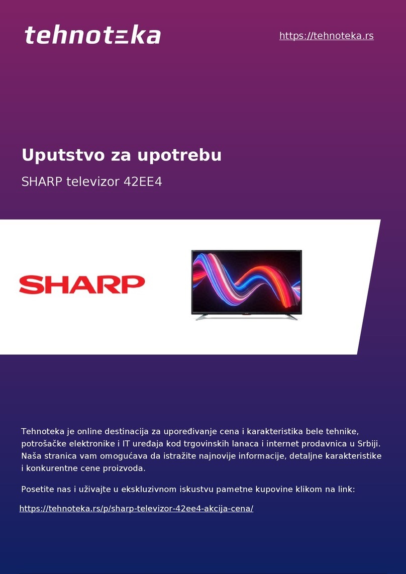Sharp 42EE4 User manual