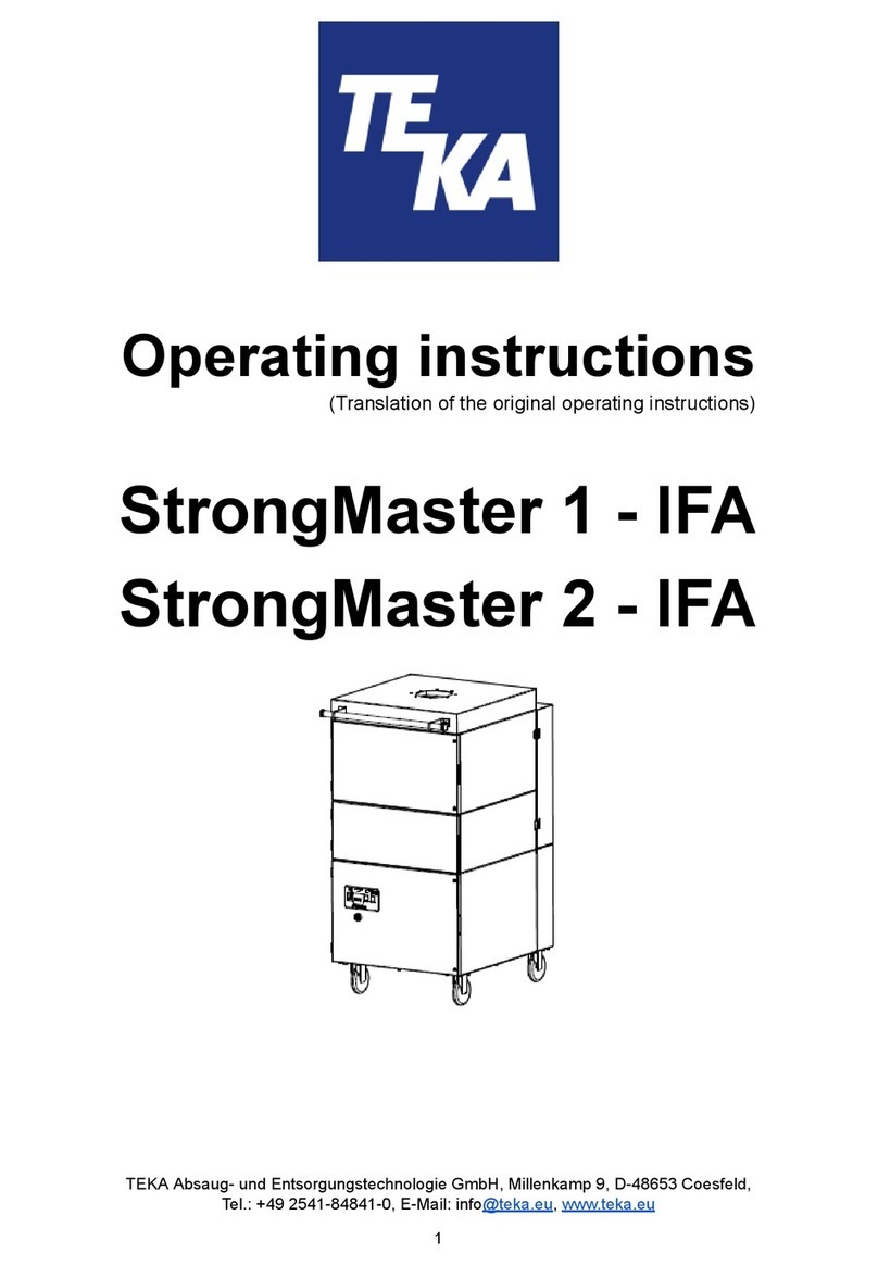 Teka StrongMaster 1-IFA operating instructions