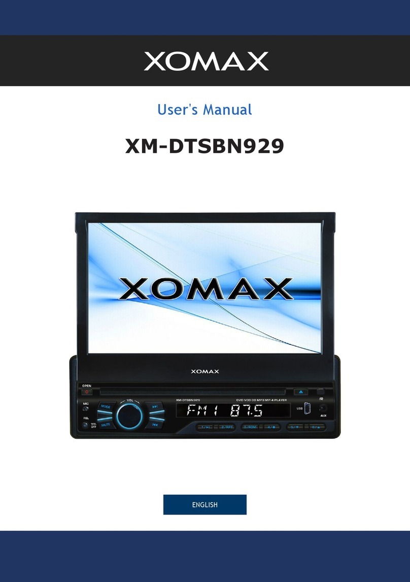 Xomax XM-DTSBN929 user manual