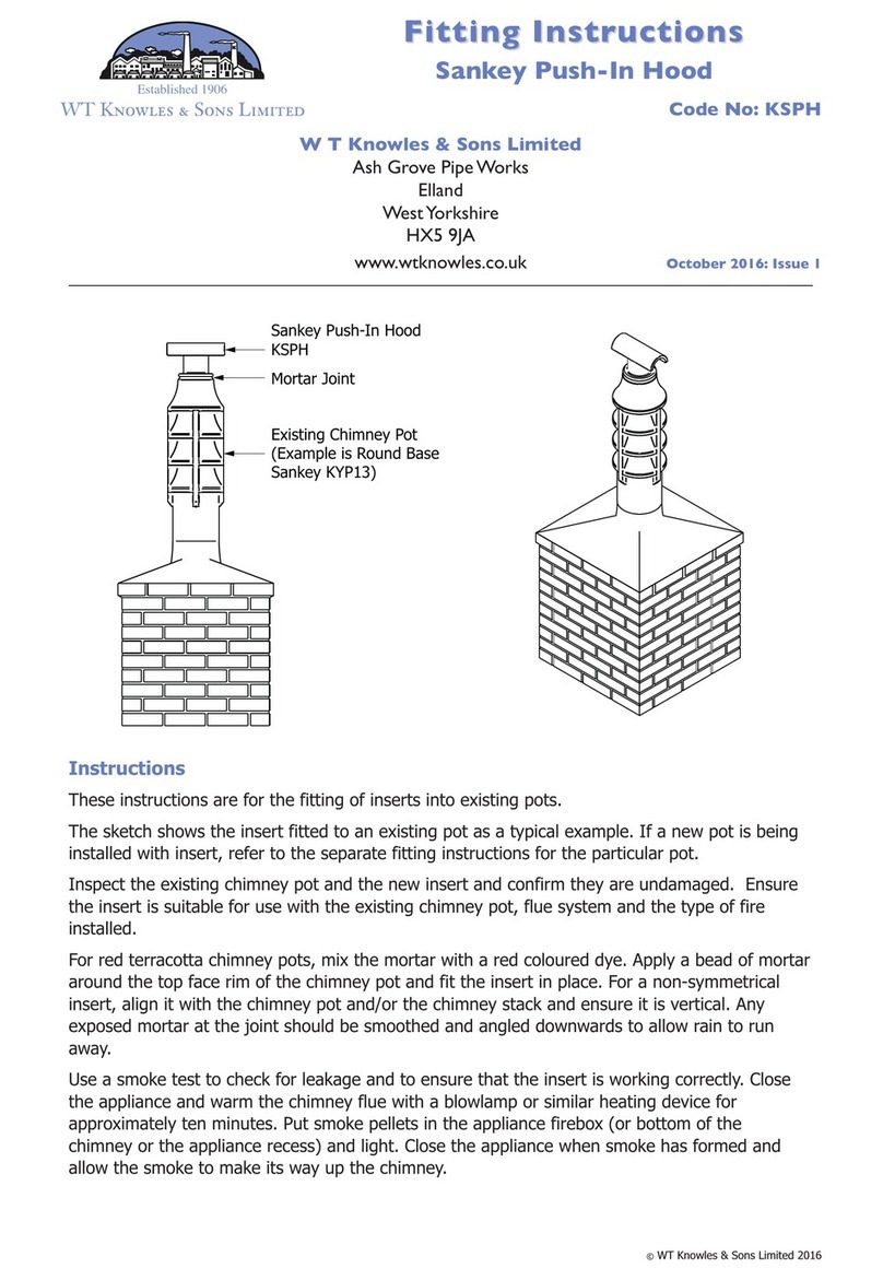 WT Knowles & Sons KYP13 Fitting instructions