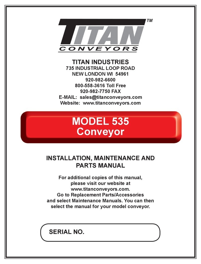 Titan 535 Installation, Maintenance, and Parts Manual