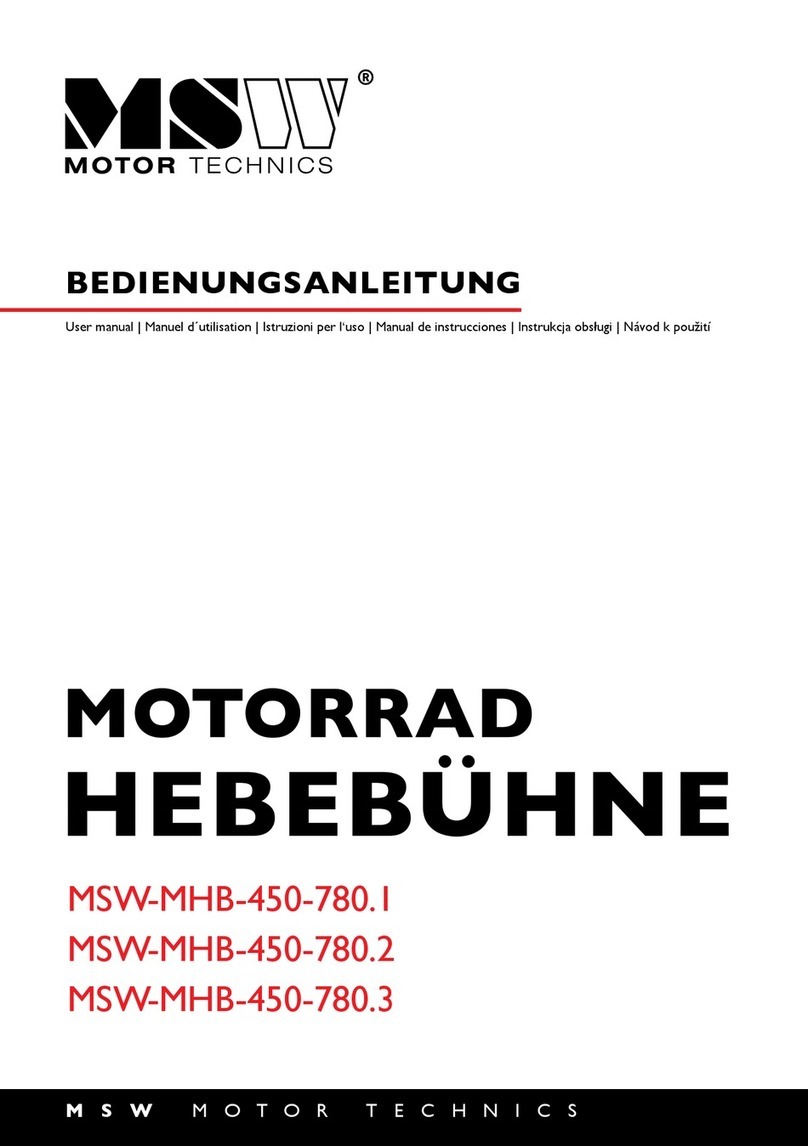 MSW MSW-MHB-450-780.1 user manual
