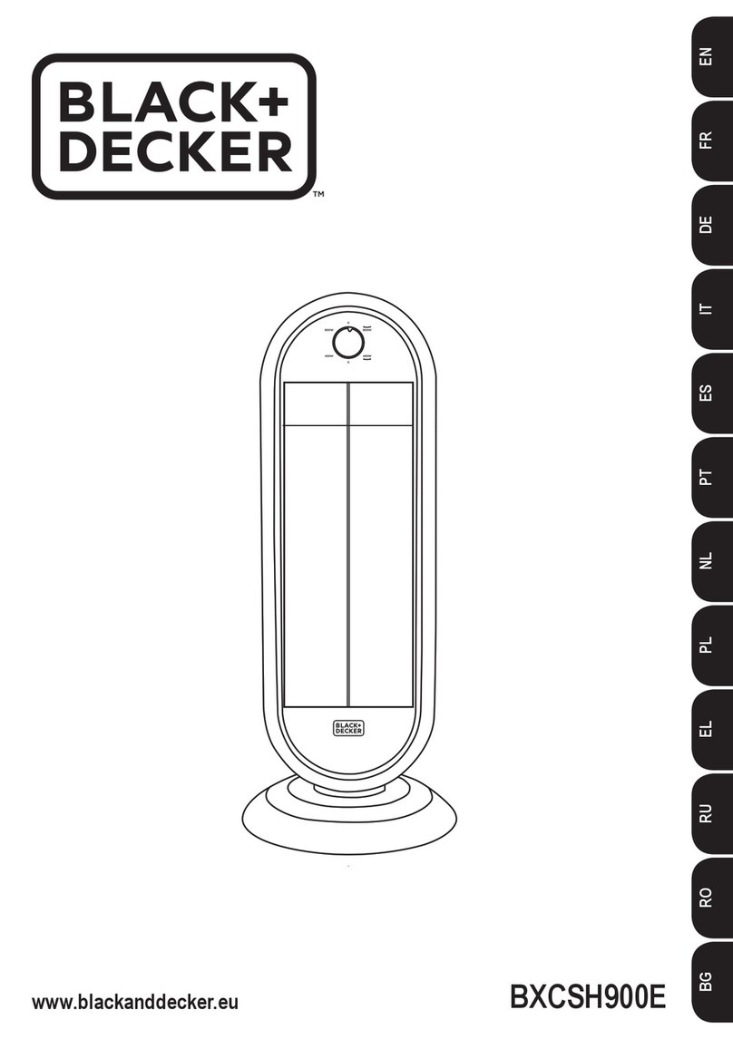 Black & Decker BXCSH900E User manual