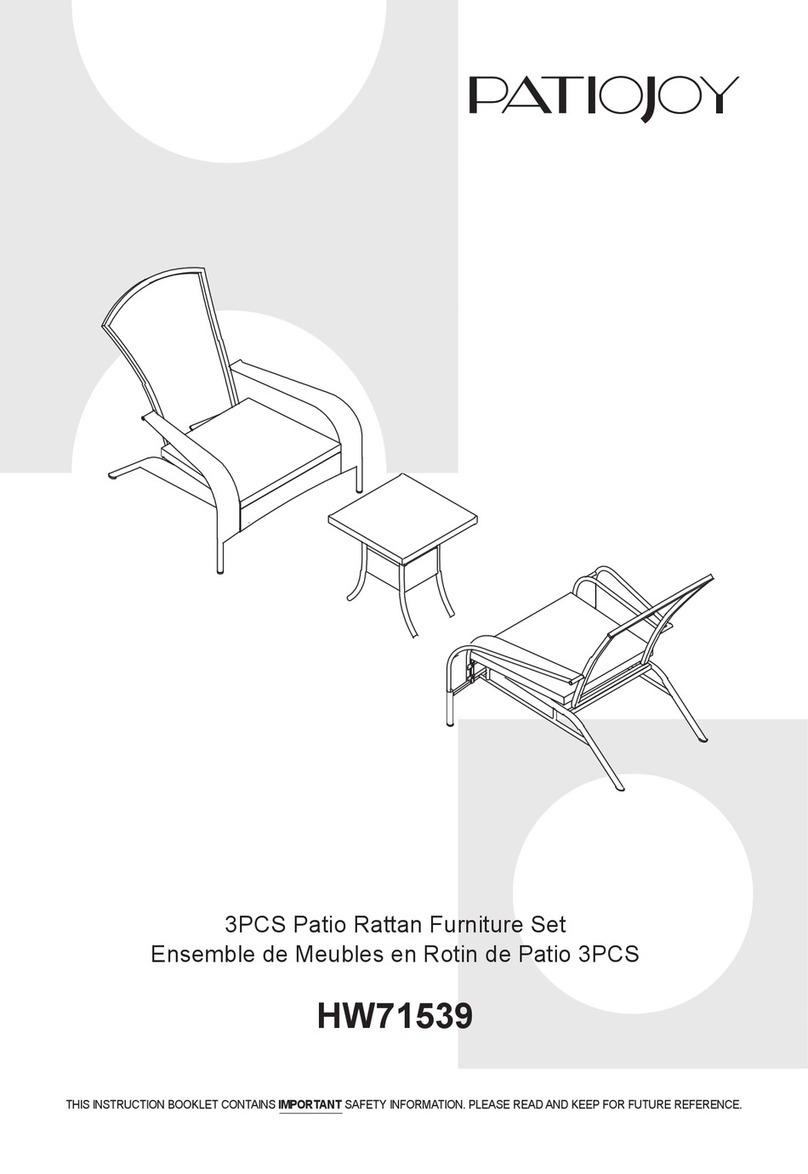 PATIOJOY HW71539 manual