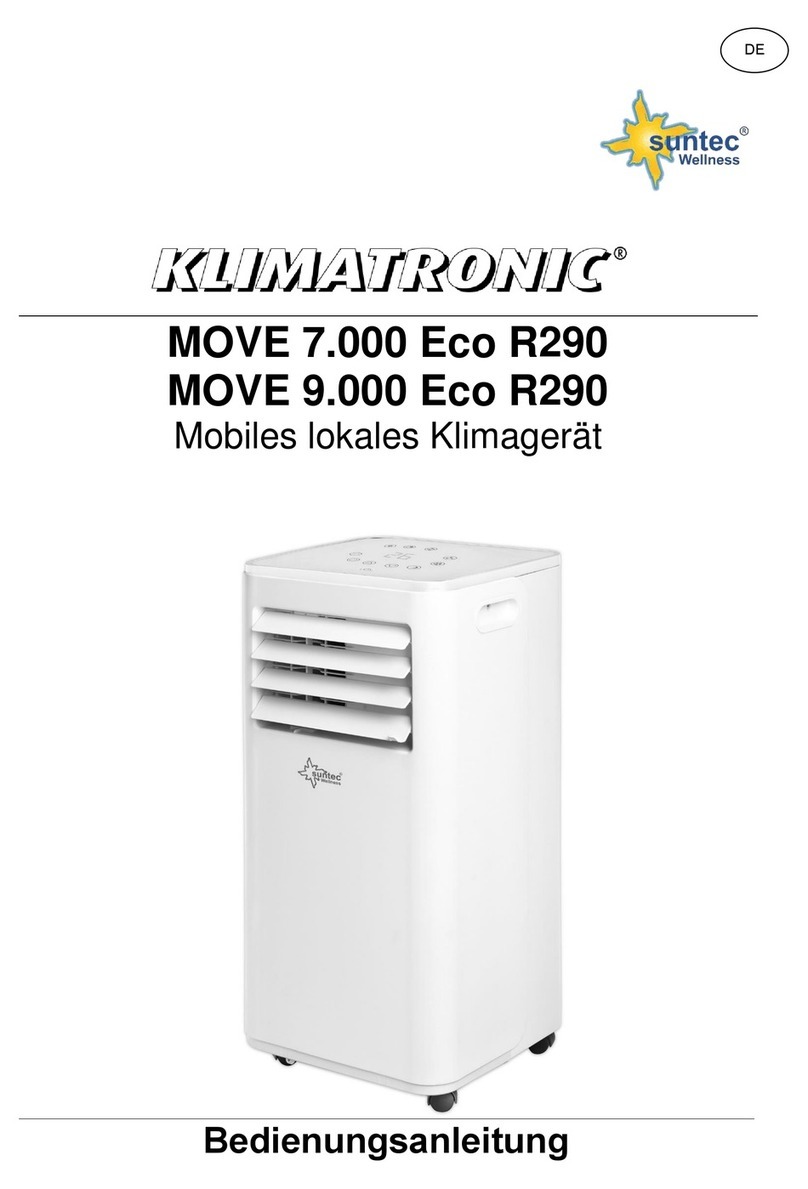 Suntec Wellness KLIMATRONIC MOVE 7.000 Eco R290 User manual