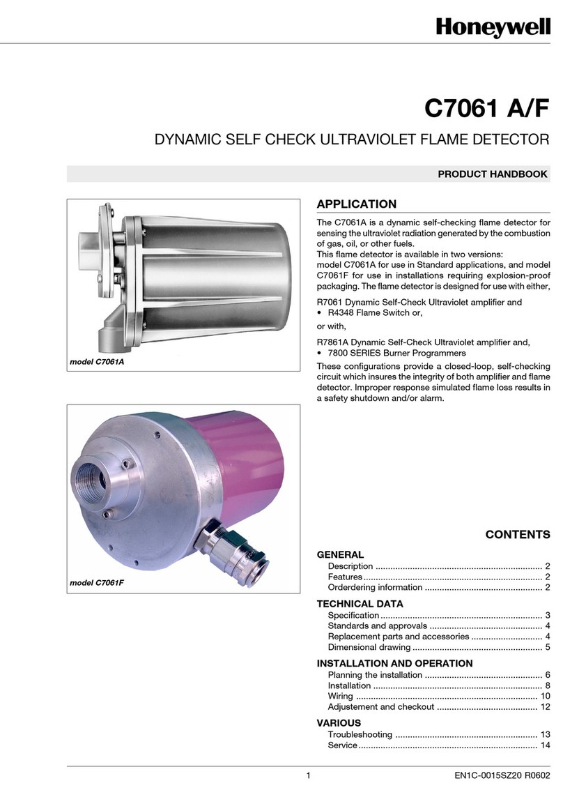 Honeywell C7061 A User manual