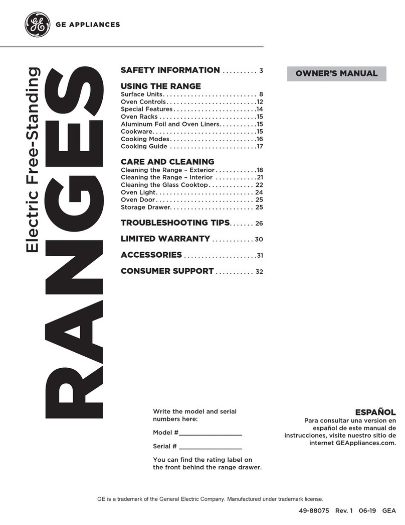 GE JB256DMBB User manual
