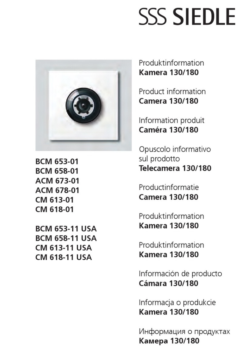 SSS Siedle BCM 653-01 Product information