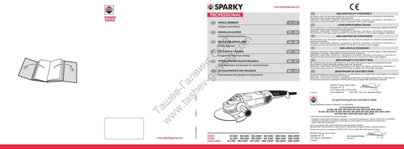 Sparky Group MB 2000P User manual