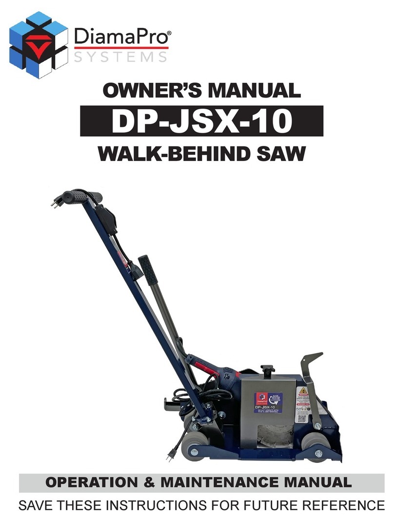DiamaPro Systems DP-JSX-10 owner's manual